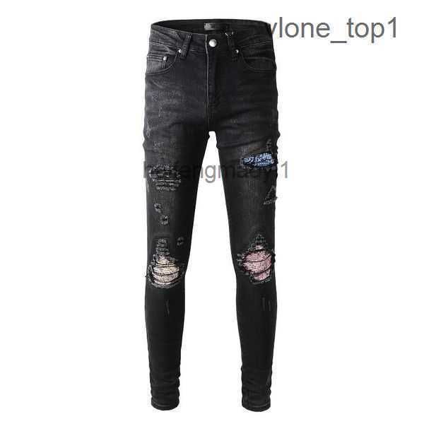 23 new colorways designer mens jeans hiking pant ripped embroidery close-fitting slim pencil pants brand para hombre motorcycle 5 mdh9, Blue
23 new colorways designer mens jeans hiking pant ripped embroidery close-fitting slim pencil pants brand para hombre motorcycle 5 mdh9, Blue