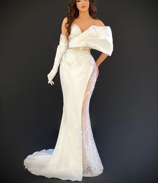 luxury mermaid prom dresses one long sleeve v neck appliques sparkly diamond sequins floor length beaded lace hollow evening dress bridal go, Black
luxury mermaid prom dresses one long sleeve v neck appliques sparkly diamond sequins floor length beaded lace hollow evening dress bridal go, Black