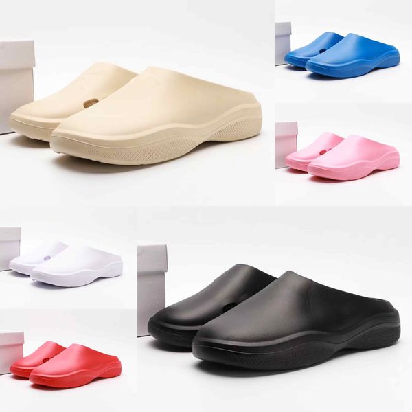 Women Men Sandals Luxury Designer Shoes Womens Mens Slippers Fashion Sandal Pvc Loafers High-quality Triangle Logo Outdoor Leisure Sandale, Red
Women Men Sandals Luxury Designer Shoes Womens Mens Slippers Fashion Sandal Pvc Loafers High-quality Triangle Logo Outdoor Leisure Sandale, Red