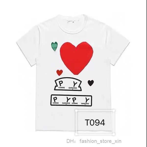 cdgs men's t-shirts t-shirts summer mens play shirt commes short sleeve womens des badge garcons embroidery heart red 7 19 vgm6, White;black
cdgs men's t-shirts t-shirts summer mens play shirt commes short sleeve womens des badge garcons embroidery heart red 7 19 vgm6, White;black
