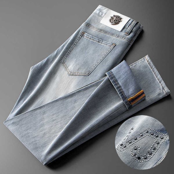 spring/summer 2023 fashion jeans men's diamond printing heavy craft slim fit small feet denim pants men, Blue
spring/summer 2023 fashion jeans men's diamond printing heavy craft slim fit small feet denim pants men, Blue