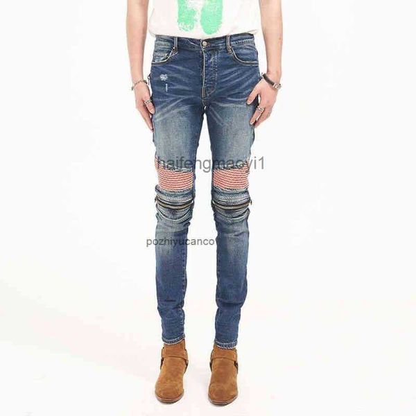 designer men jeans ch high street tide brand washing water used blue rib patch knee zipper motorcycle style slim fit jeans h bvz
designer men jeans ch high street tide brand washing water used blue rib patch knee zipper motorcycle style slim fit jeans h bvz