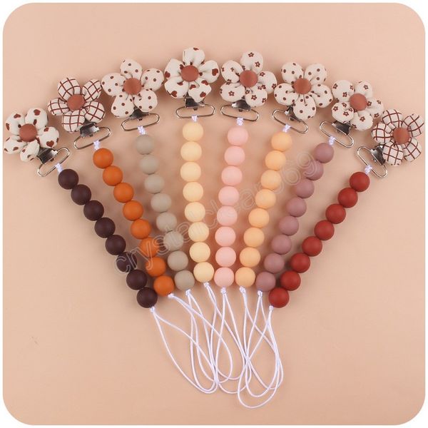baby anti-drop chain flower pacifier clips silicone beads infant nipple appease soother chain clips dummy holder nipple clip
baby anti-drop chain flower pacifier clips silicone beads infant nipple appease soother chain clips dummy holder nipple clip