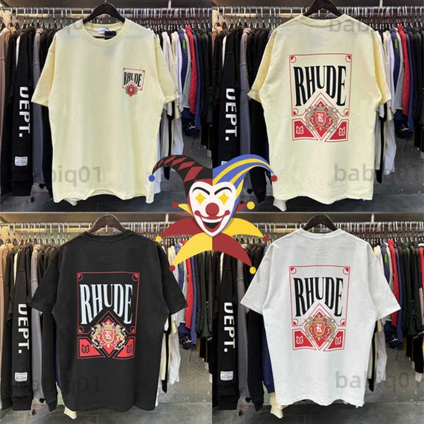 men's t-shirts rhude t shirt men women black white apricot fashion loose short sleeve red card print rhude tees t230321, White;black
men's t-shirts rhude t shirt men women black white apricot fashion loose short sleeve red card print rhude tees t230321, White;black