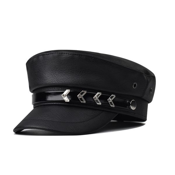 ball caps girl pu leather military caps spring autumn sailor hats for women black grey flat captain cap travel cadet hat 230321, Blue;gray
ball caps girl pu leather military caps spring autumn sailor hats for women black grey flat captain cap travel cadet hat 230321, Blue;gray