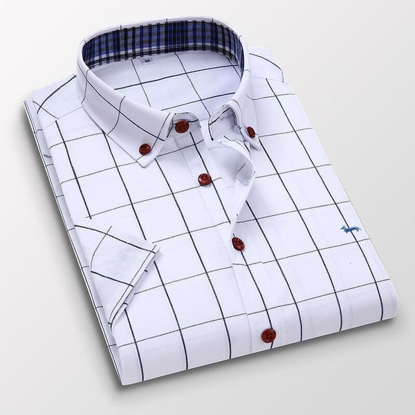 men's casual shirts summer men casual business harmont blouses short sleeve 100%cotton soft plaid slim fit men's shirt embroidery, White;black
men's casual shirts summer men casual business harmont blouses short sleeve 100%cotton soft plaid slim fit men's shirt embroidery, White;black