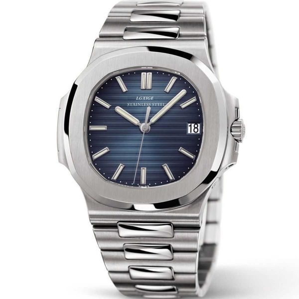 men women watch glow square nautilus petaks philipees fine steel fashion luxury mechanical band fully automatic machine p6r3, Slivery;black
men women watch glow square nautilus petaks philipees fine steel fashion luxury mechanical band fully automatic machine p6r3, Slivery;black