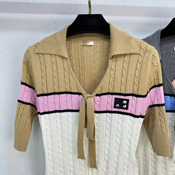 318 l 2023 autumn sweaters women's pullover pink khaki gray cardigan sweater crew neck short sleeve brand same style women's weila, White;black
318 l 2023 autumn sweaters women's pullover pink khaki gray cardigan sweater crew neck short sleeve brand same style women's weila, White;black