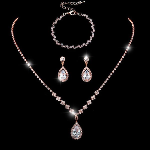 12 sets/lot earring bracelet bracelet suit inlaid zircon rhinestone crystal earring twinkle bridal neklace chain adjeustable length necklace, Silver
12 sets/lot earring bracelet bracelet suit inlaid zircon rhinestone crystal earring twinkle bridal neklace chain adjeustable length necklace, Silver