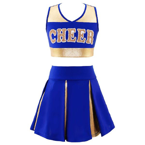 clothing sets kids girls cheerleader uniform costume outfits cheerleading encourage performance children tank with pleated skirt set 230322, White
clothing sets kids girls cheerleader uniform costume outfits cheerleading encourage performance children tank with pleated skirt set 230322, White