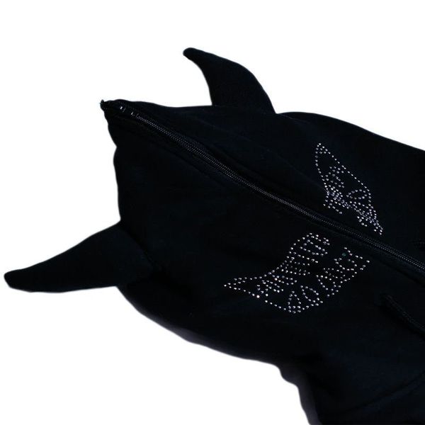 women s hoodies sweatshirts europe and the united states y2k fierce ox horn casual loose coat iron drill long sleeved hooded cardigan sweate, Black
women s hoodies sweatshirts europe and the united states y2k fierce ox horn casual loose coat iron drill long sleeved hooded cardigan sweate, Black