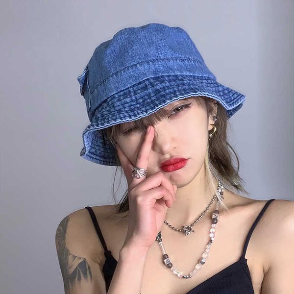 wide brim hats 2021 new foldable fisherman hat washed denim bucket hats fashion bob caps hip hop gorros men women panama bucket cap bob aa23, Blue;gray
wide brim hats 2021 new foldable fisherman hat washed denim bucket hats fashion bob caps hip hop gorros men women panama bucket cap bob aa23, Blue;gray