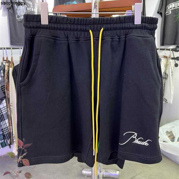 shorts rhude drawstring embroidery breeches, White;black
shorts rhude drawstring embroidery breeches, White;black