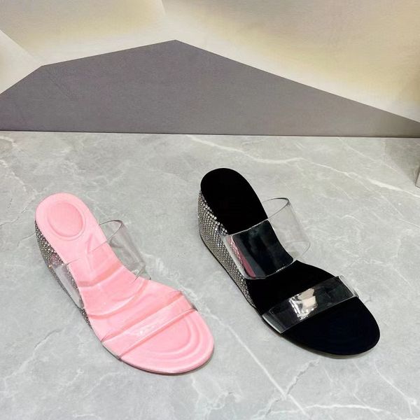 bling party pumps luxury brand sandals thick bottom woman's slippers round toe holiday beach summer slides casual mules for women mujer, Black
bling party pumps luxury brand sandals thick bottom woman's slippers round toe holiday beach summer slides casual mules for women mujer, Black