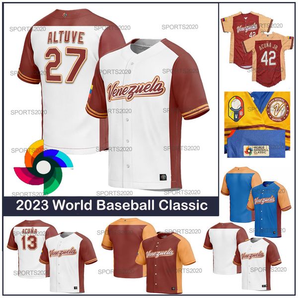 27 jose altuve 2023 wbc venezuela men baseball jersey ronald acuna jr. miguel cabrera salvador perez luis arraez eduardo escobar gleyber tor, Blue;black
27 jose altuve 2023 wbc venezuela men baseball jersey ronald acuna jr. miguel cabrera salvador perez luis arraez eduardo escobar gleyber tor, Blue;black
