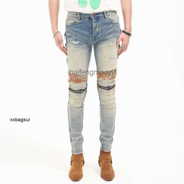 designer jeans ch high street tide brand washing water used yellow mud mx2 knee pull zipper slim fit small leg jeans men, Blue
designer jeans ch high street tide brand washing water used yellow mud mx2 knee pull zipper slim fit small leg jeans men, Blue