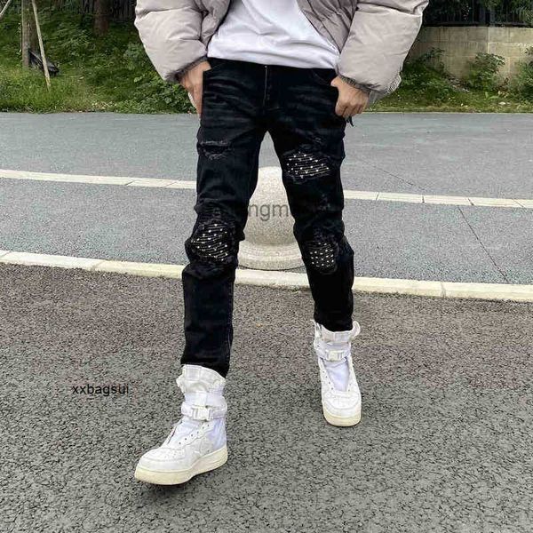 mens jeans chao brand fog high street hole spot wrinkle washing elastic locomotive slim legged jeans, Blue
mens jeans chao brand fog high street hole spot wrinkle washing elastic locomotive slim legged jeans, Blue