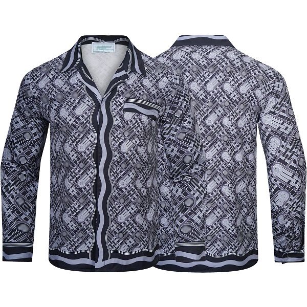 mens long sleeve shirt casablanca new autumn/winter alphabet print men's high-quality designer silk shirt size l xl 2xl 3xl, White;black
mens long sleeve shirt casablanca new autumn/winter alphabet print men's high-quality designer silk shirt size l xl 2xl 3xl, White;black