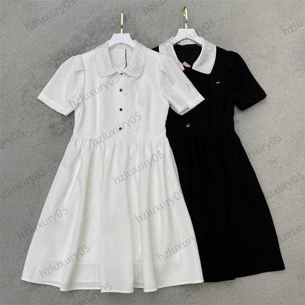 women dresses stitching drill lapel design custom button short sleeves dress waist fold design high waist fashion maxiskit 2 colors summer d, Black;gray
women dresses stitching drill lapel design custom button short sleeves dress waist fold design high waist fashion maxiskit 2 colors summer d, Black;gray