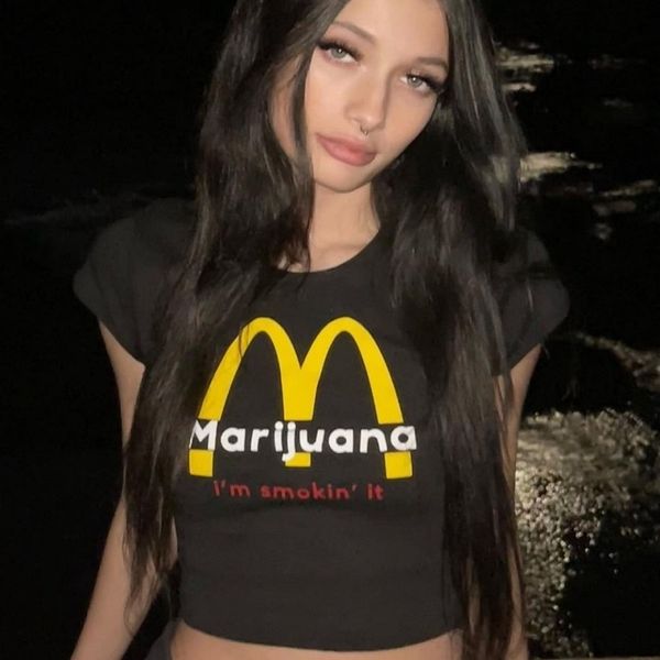 womens tshirt gothic streetwear black crop vintage graphic print casual grunge y2k clothes punk slim emo girl baby tee 230321, White
womens tshirt gothic streetwear black crop vintage graphic print casual grunge y2k clothes punk slim emo girl baby tee 230321, White
