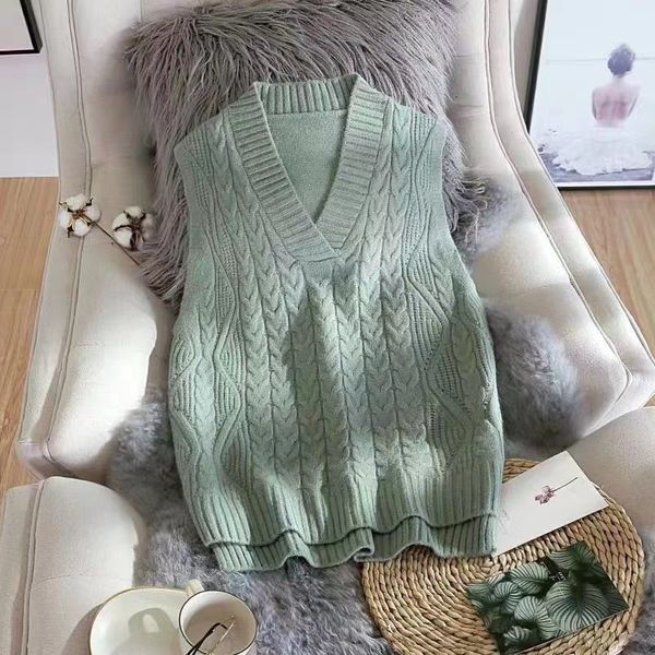 women's vests women twist pullover sweater vest autumn winter loose net black beige v-neck waistcoat korean ladies wool knitted vest 23, Black;white
women's vests women twist pullover sweater vest autumn winter loose net black beige v-neck waistcoat korean ladies wool knitted vest 23, Black;white