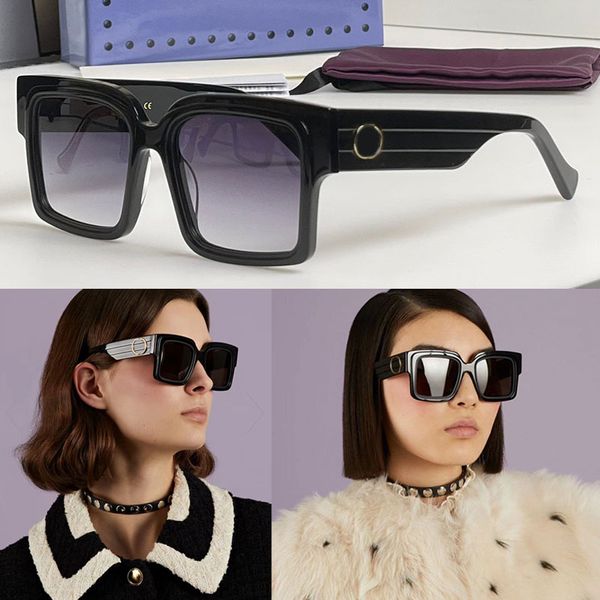 brown green stripe detail sunglasses 1307 features temples luxury brand designer fashion square uv protection sun glasses ladies personality, White;black
brown green stripe detail sunglasses 1307 features temples luxury brand designer fashion square uv protection sun glasses ladies personality, White;black