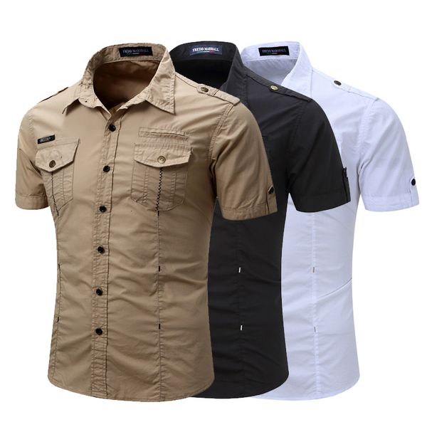 men's casual shirts mens military shirt business slim fit short sleeve casual shirts solid quick-dry breathable male clothing eur size, White;black
men's casual shirts mens military shirt business slim fit short sleeve casual shirts solid quick-dry breathable male clothing eur size, White;black
