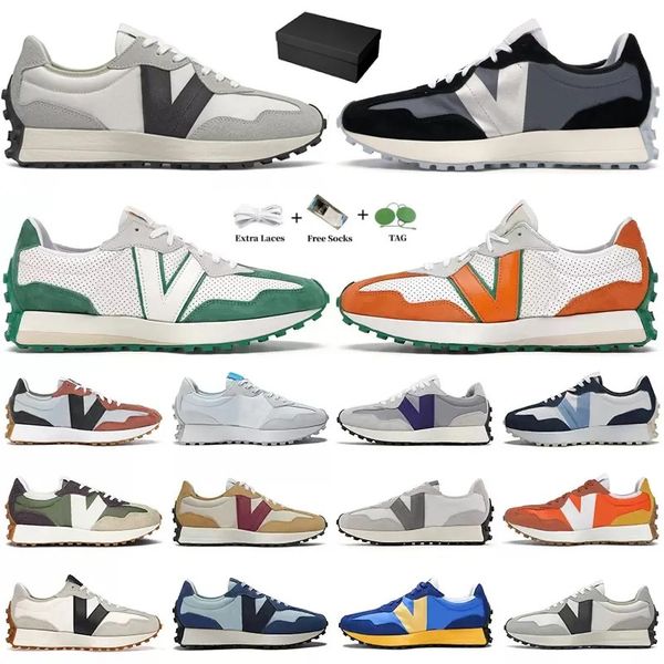 box with new 327 men authentic outdoor shoes pride soft grey mesh black castle rock vibrant orange neon soles lime green flame mens womens s
box with new 327 men authentic outdoor shoes pride soft grey mesh black castle rock vibrant orange neon soles lime green flame mens womens s