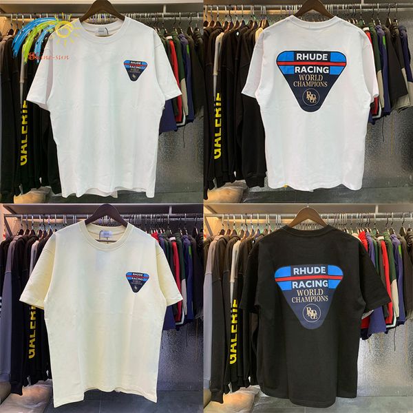 men s t shirts racing trophy style rhude t shirt men women 1 1 100 cotton apricot black white tee streetwear loose short sleeve 230321, White;black 
men s t shirts racing trophy style rhude t shirt men women 1 1 100 cotton apricot black white tee streetwear loose short sleeve 230321, White;black