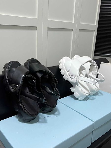 women luxury platform sandals summer ladies slides designer retro rubber loafers beach footwear fashion triangle round toe cross tied pillow, Black
women luxury platform sandals summer ladies slides designer retro rubber loafers beach footwear fashion triangle round toe cross tied pillow, Black