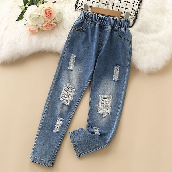 jeans casual boys jeans solid elastic waist long kids pants fashion loose holes boys denim trousers for 6 8 10 12 years children 230322, Blue
jeans casual boys jeans solid elastic waist long kids pants fashion loose holes boys denim trousers for 6 8 10 12 years children 230322, Blue