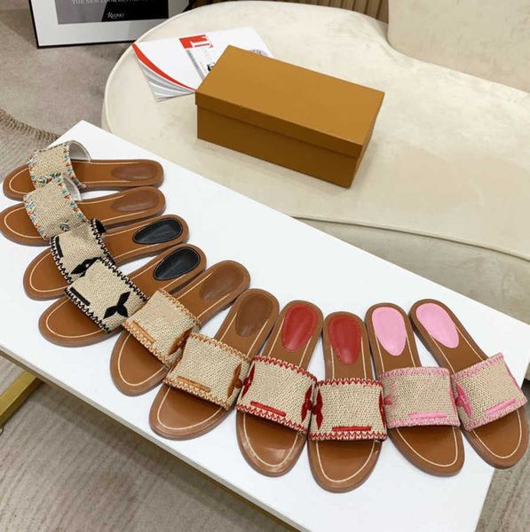 luxury designer slippers women's summer 2023 woven straw lock wearing light women leisure beach holiday lazy sandals embroidery canvas, Black
luxury designer slippers women's summer 2023 woven straw lock wearing light women leisure beach holiday lazy sandals embroidery canvas, Black