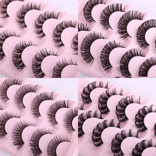 50 pairs dd curl faux mink eyelash 5 pairs false eyelashes natural thick long lash extensions soft comfortable makeup
50 pairs dd curl faux mink eyelash 5 pairs false eyelashes natural thick long lash extensions soft comfortable makeup