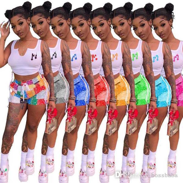 summer women tracksuits designer 2023 new two piece set with double cross printed slim fit sports tank casual outfits 8 colours, Gray
summer women tracksuits designer 2023 new two piece set with double cross printed slim fit sports tank casual outfits 8 colours, Gray
