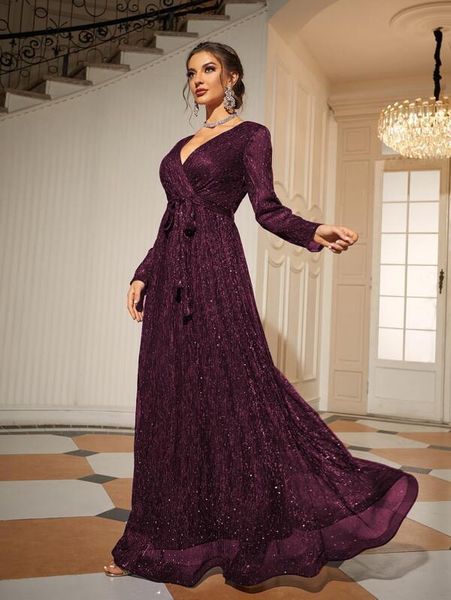 party dresses women's shinny sequin evening long dress v neck prom gown bridesmaid dresses for women glitter party dress cocktail dress, White;black
party dresses women's shinny sequin evening long dress v neck prom gown bridesmaid dresses for women glitter party dress cocktail dress, White;black