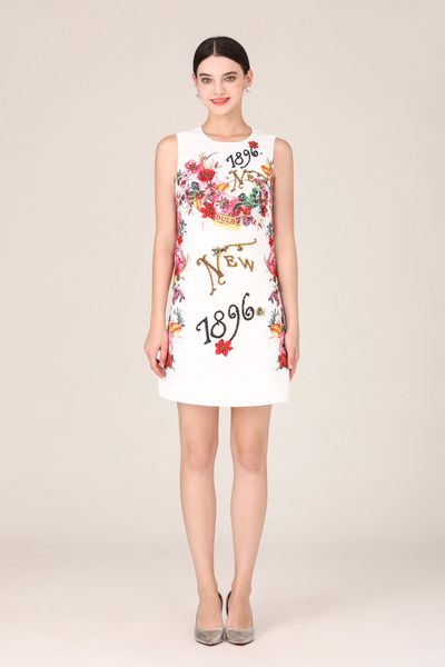 casual dress original designer letter rose youhua flower print handmade beaded spring/summer sleeveless loose round neck dress, Black;gray
casual dress original designer letter rose youhua flower print handmade beaded spring/summer sleeveless loose round neck dress, Black;gray