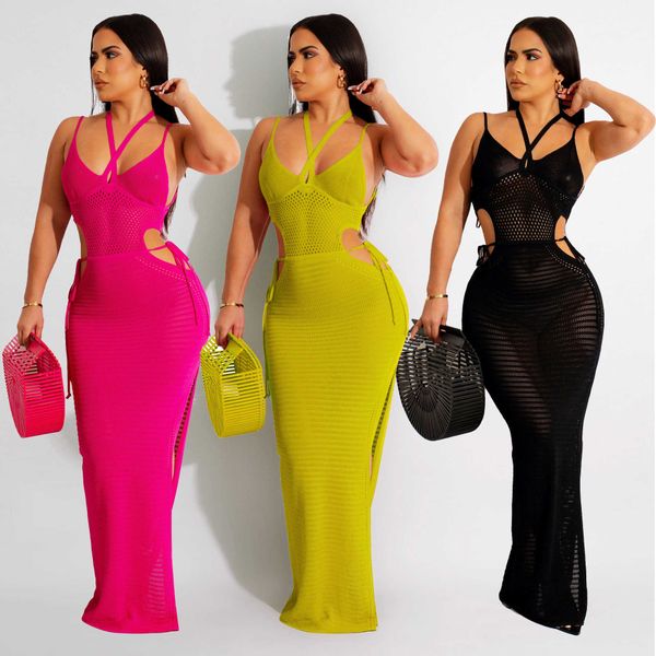 party dresses maxi knitted luxury elegant club hollow out 2023 summer beach vacation outfit women crochet mesh y2303, White;black
party dresses maxi knitted luxury elegant club hollow out 2023 summer beach vacation outfit women crochet mesh y2303, White;black