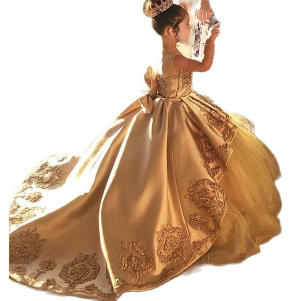 family matching outfits first communion dresses kids evening ball gown gold applique bow girls pageant satin tulle flower girl 230322, Blue
family matching outfits first communion dresses kids evening ball gown gold applique bow girls pageant satin tulle flower girl 230322, Blue
