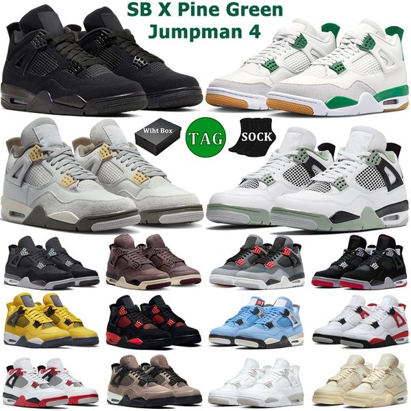 4 basketball shoes men 4s with box military black cat pine green pn dust midnight navy seafoam red thunder bred sail mens women trainers spo
4 basketball shoes men 4s with box military black cat pine green pn dust midnight navy seafoam red thunder bred sail mens women trainers spo