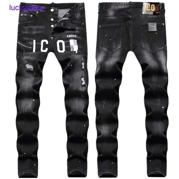dsq dsquare original edition 8a jeans for sale chaopai hole embroidered random thread patch d2 inner cloth zipper decoration digital color p, Blue
dsq dsquare original edition 8a jeans for sale chaopai hole embroidered random thread patch d2 inner cloth zipper decoration digital color p, Blue