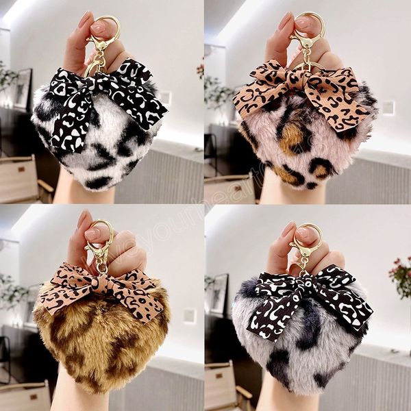 leopard print love plush keychain winter ladies bag pendant fashion all-match hair ball pom-pom car pendant keyring decoration, Silver
leopard print love plush keychain winter ladies bag pendant fashion all-match hair ball pom-pom car pendant keyring decoration, Silver