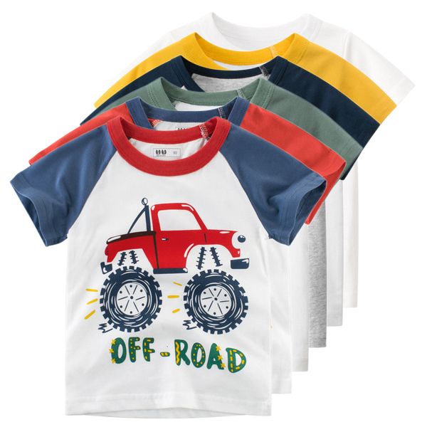 tshirts 210years cartoon car print boys girls t shirt summer children kids clothes shorts sleeve oneck cotton tees drop 230322, Blue
tshirts 210years cartoon car print boys girls t shirt summer children kids clothes shorts sleeve oneck cotton tees drop 230322, Blue