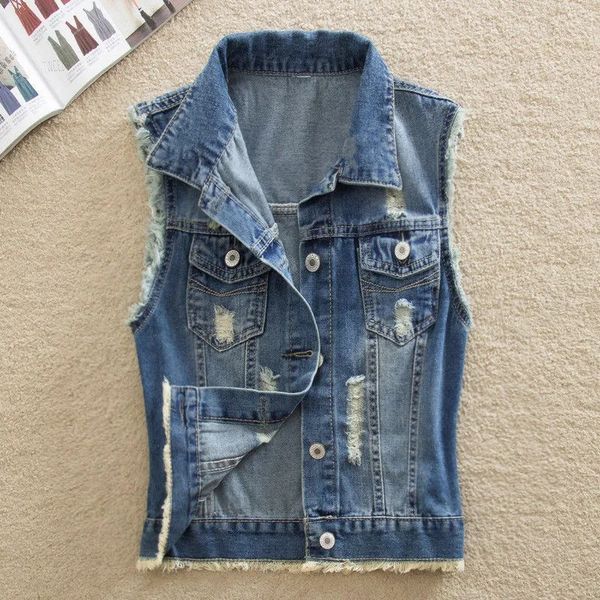 women's vests denim vests women spring summer casual sleeveless cowboy jacket loose oversize jean waistcoats womens outwear chaleco muj, Black;white
women's vests denim vests women spring summer casual sleeveless cowboy jacket loose oversize jean waistcoats womens outwear chaleco muj, Black;white