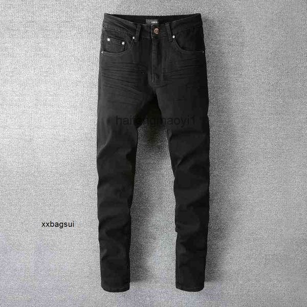 mens jeans high street fashion brand autumn new plain board pure black jeans men's elastic slim leggings, Blue
mens jeans high street fashion brand autumn new plain board pure black jeans men's elastic slim leggings, Blue