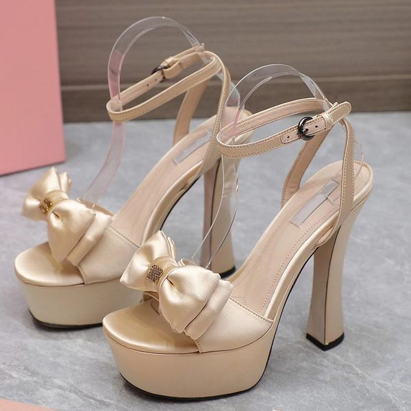 designer sandals women high heel dress shoes fashion open toe black satin double bow 14cm platform thick sole ankle strap buckle party casua
designer sandals women high heel dress shoes fashion open toe black satin double bow 14cm platform thick sole ankle strap buckle party casua
