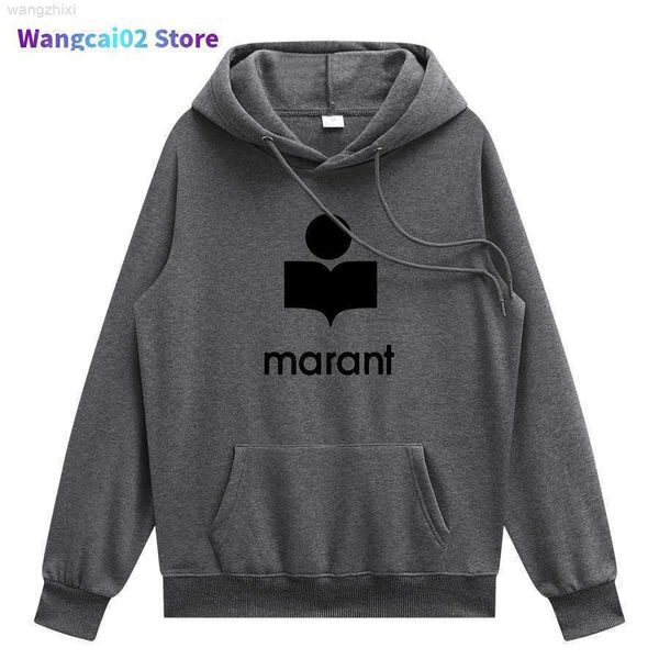 men's hoodies sweatshirts spring and autumn marant hoodie casual hooded sweatshirt print long sleeve pullover, Black
men's hoodies sweatshirts spring and autumn marant hoodie casual hooded sweatshirt print long sleeve pullover, Black