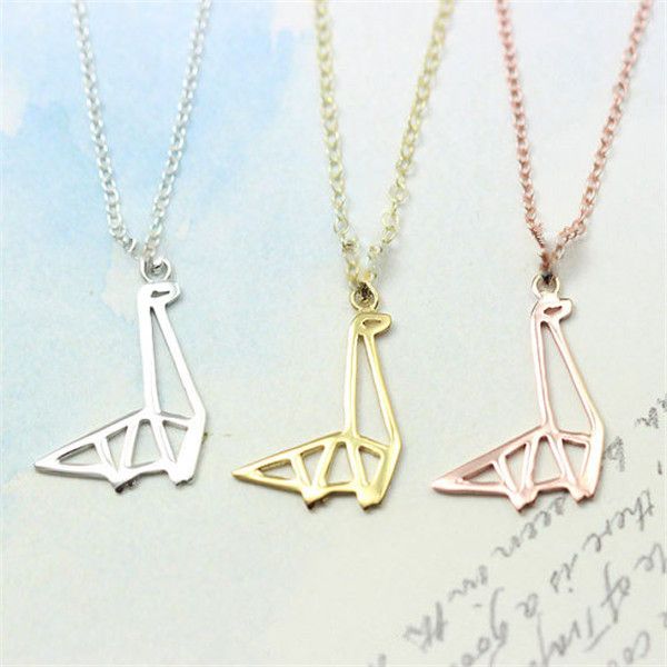 30pcs gold silver simple origami dinosaur necklace cute paper dinosaur necklace modern minimalist animal pendant necklaces
30pcs gold silver simple origami dinosaur necklace cute paper dinosaur necklace modern minimalist animal pendant necklaces