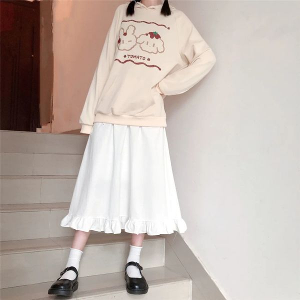 skirts kawaii ruffle white long skirts cute elegant patchwork a-line midi skirt women summer japanese soft girl preppy style lolita 230322, Black
skirts kawaii ruffle white long skirts cute elegant patchwork a-line midi skirt women summer japanese soft girl preppy style lolita 230322, Black