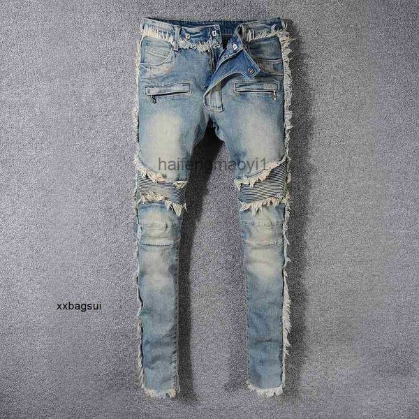 mens jeans new street trend in autumn and winter personalized lace jeans youth nostalgic elastic slim leggings, Blue
mens jeans new street trend in autumn and winter personalized lace jeans youth nostalgic elastic slim leggings, Blue