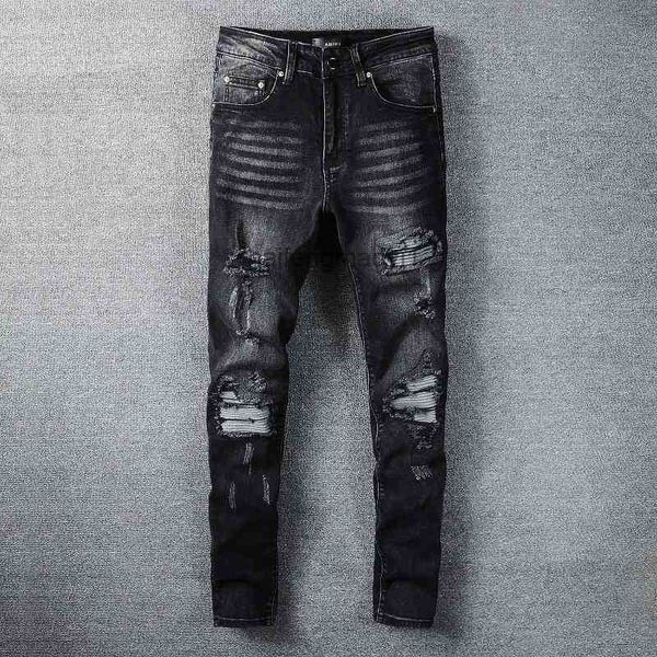 mens jeans designer new black gray hole scraping old patching cloth european and american slim fit small leg jeans men's high, Blue
mens jeans designer new black gray hole scraping old patching cloth european and american slim fit small leg jeans men's high, Blue